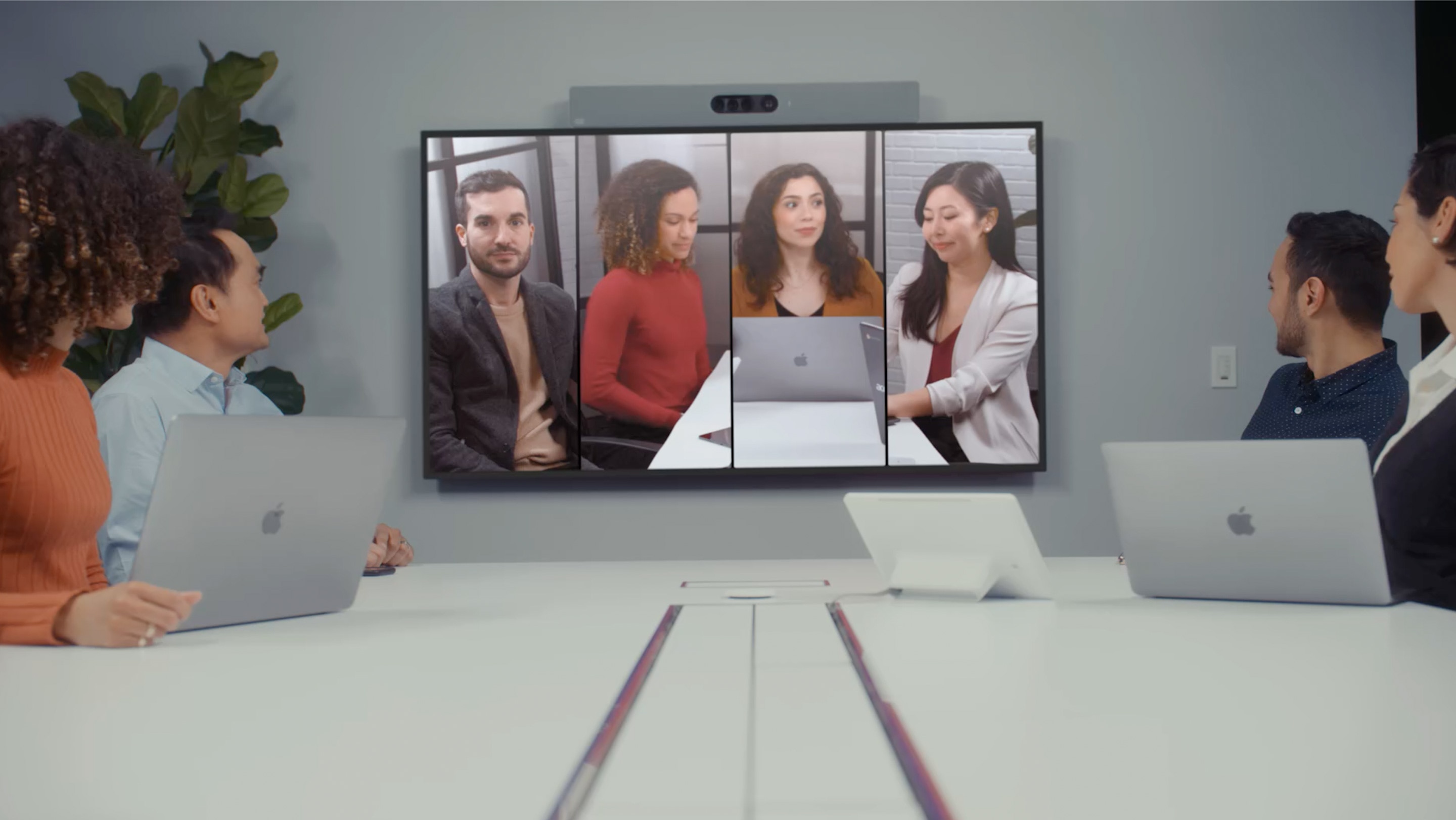 Camera intelligence for video conferencing